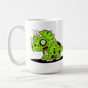 Zombie Triceratops Coffee Mug