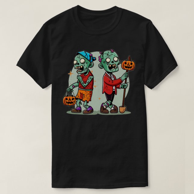 Zombie Trick of Treating T-Shirt (Design Front)