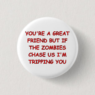 Zombie Trip 1 Inch Round Button