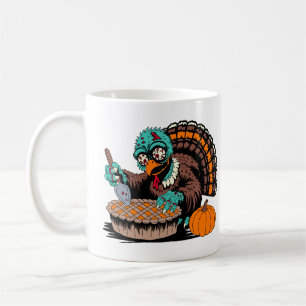 Zombie Turkey Wants Pumpkin Pie Coffee Mug