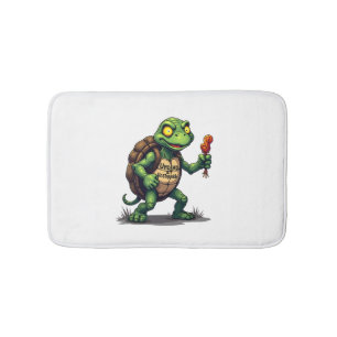 Zombie Turtle Bath Mat