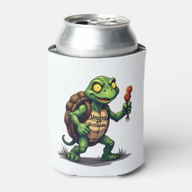 Zombie Turtle Can Cooler (Can Front)