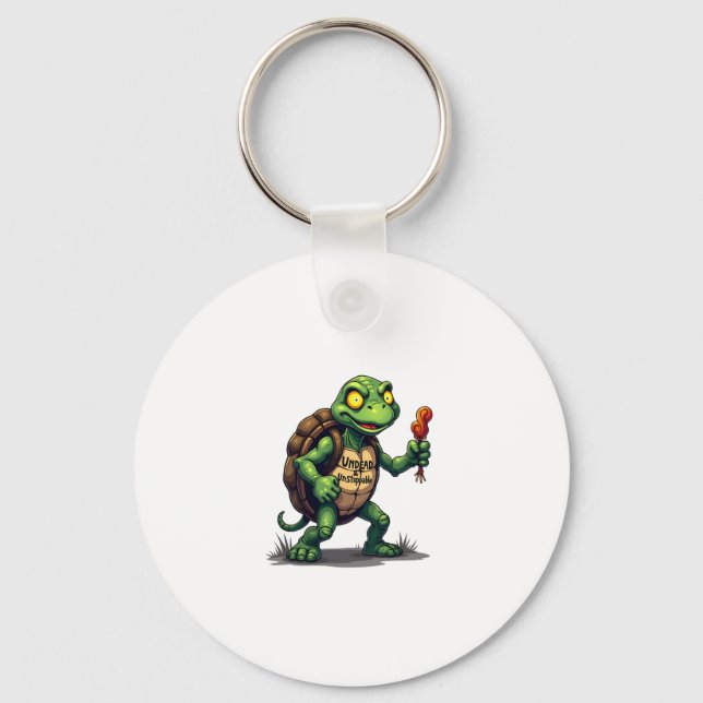 Zombie Turtle Keychain (Front)
