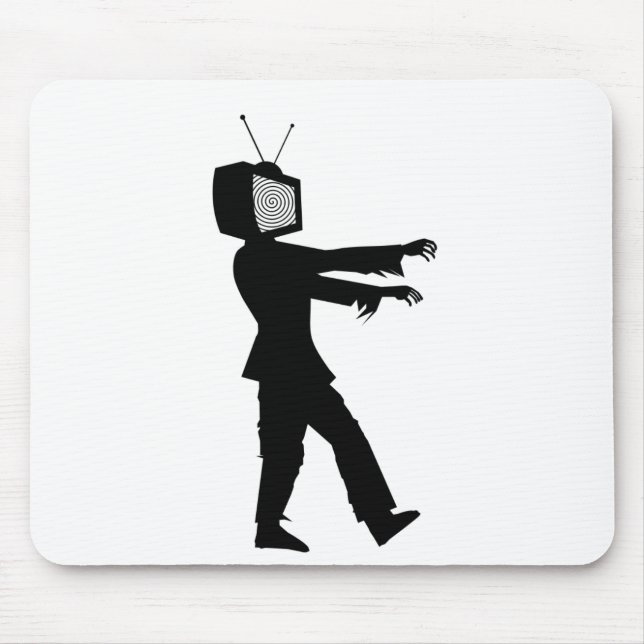 Zombie TV Mouse Pad (Front)