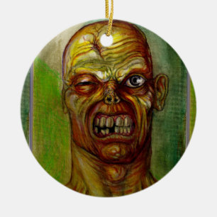 ZOMBIE UGLY FACE ORNAMENT