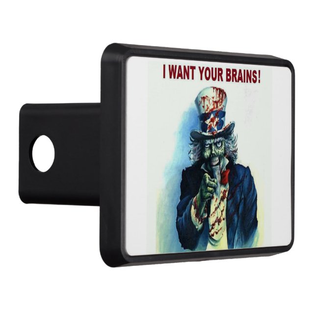 Zombie Uncle Sam  Tow Hitch cover (Right)
