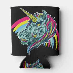 Zombie Unicorn Can Cooler