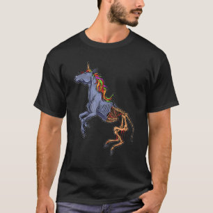 Zombie Unicorn Lazy Halloween Costume Cool Zombiec T-Shirt