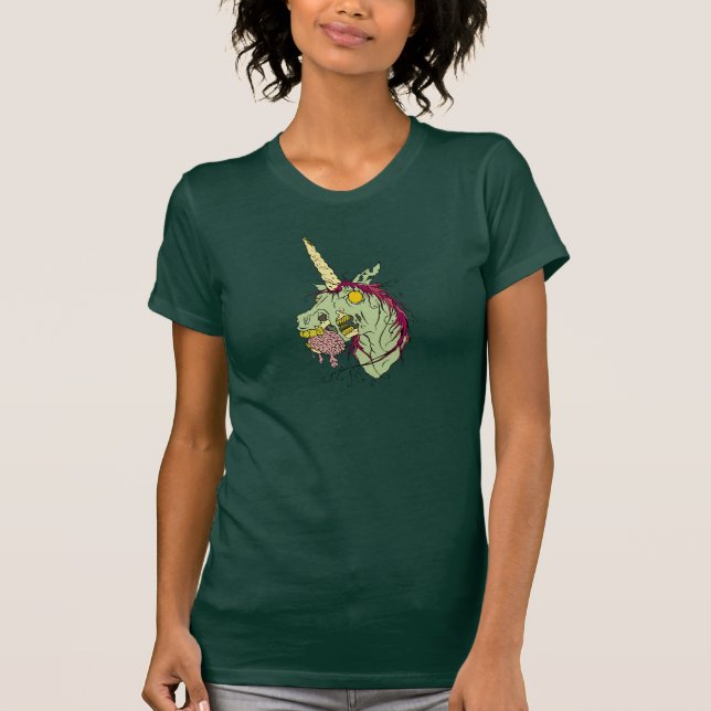 Zombie Unicorn T Shirt (Front)