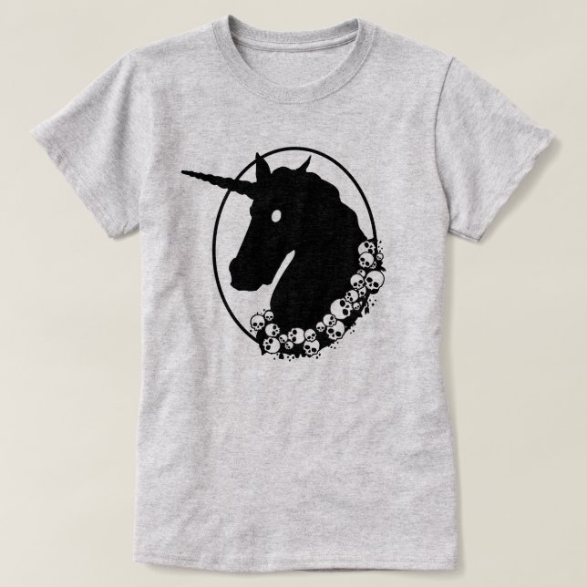 Zombie Unicorn T-Shirt (Design Front)