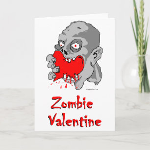 Zombie Valentine Greeting Card
