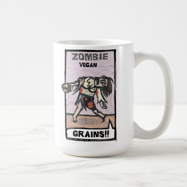 Zombie Vegan & Zombie Plumber - cup (Right)