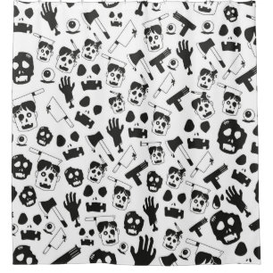 Zombie vintage Seamless Pattern Background theme