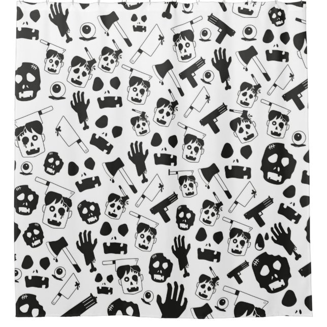 Zombie vintage Seamless Pattern Background theme (Front)