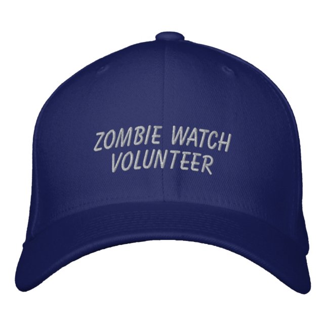 Zombie Watch Volunteer Embroidered Hat (Front)