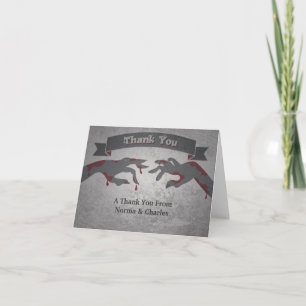 Zombie Wedding Thank You Card