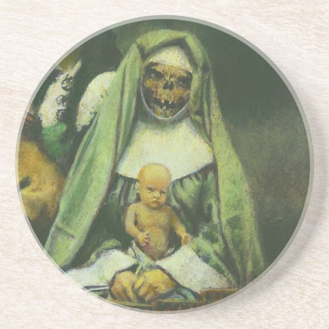 Zombie Witch Coaster (Front)