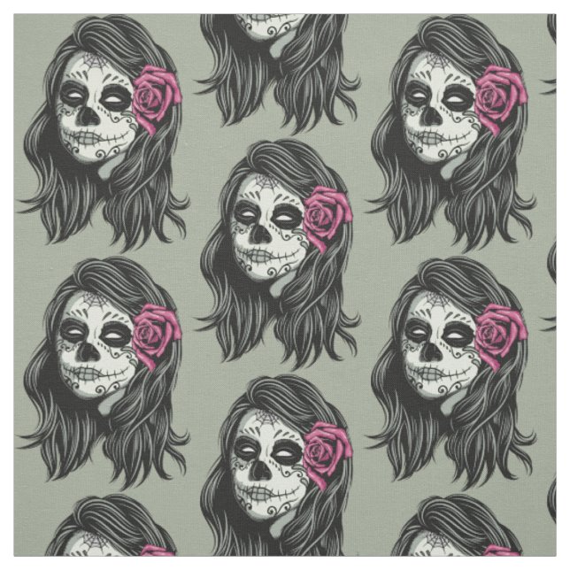 Zombie Woman custom colour fabric (Swatch)