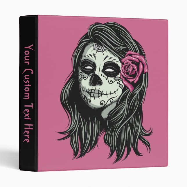 Zombie Woman custom text binders (Front/Spine)