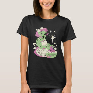 Zombie Woman Mom Clean Halloween T-Shirt