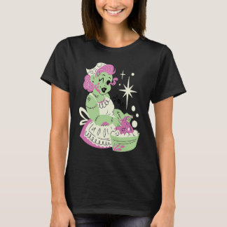 Zombie Woman Mom Clean Halloween T-Shirt