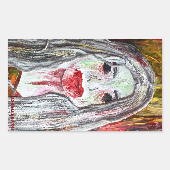 Zombie Woman Sticker (Front)