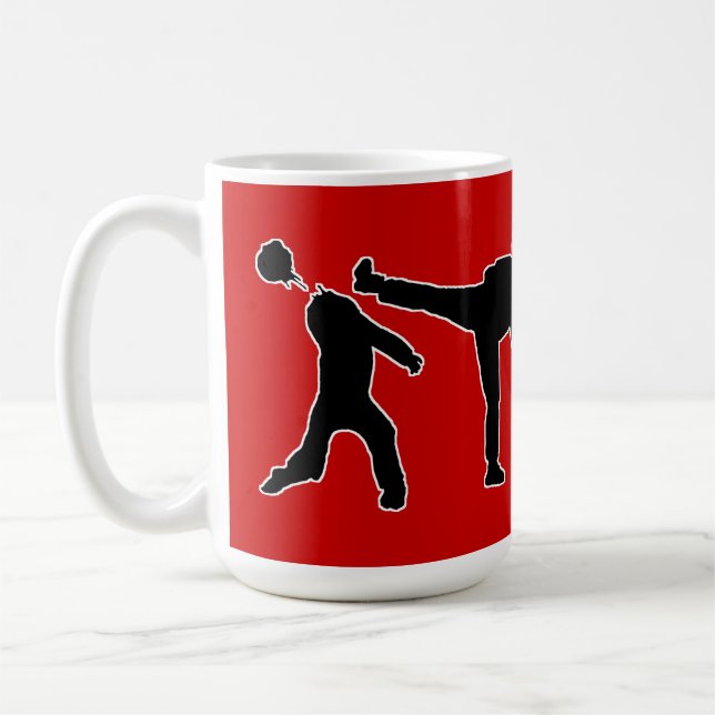 Zombie Workout Coffee Mug (Left)