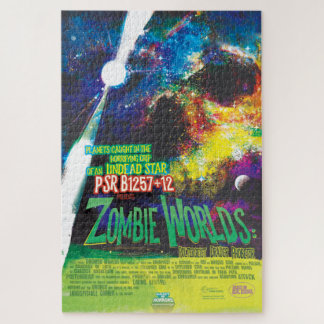 Zombie Worlds Halloween Galaxy of Horrors Jigsaw Puzzle