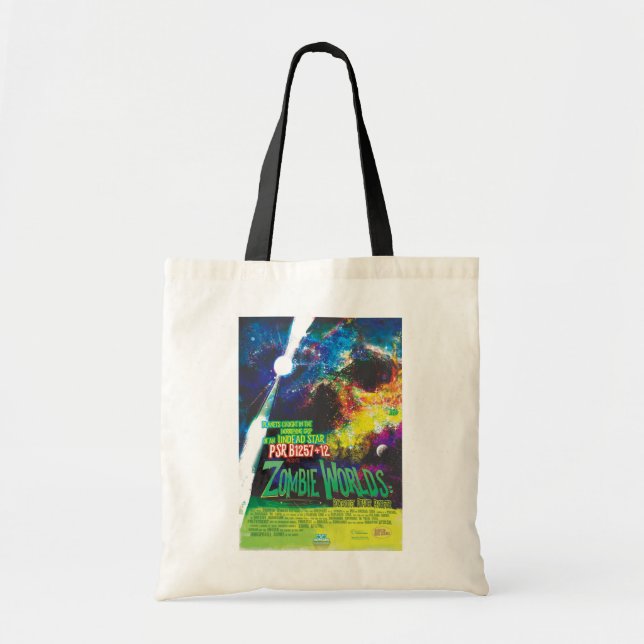 Zombie Worlds Halloween Galaxy of Horrors Tote Bag (Front)