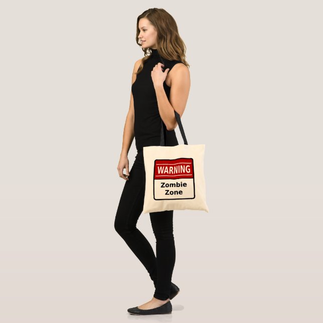 Zombie Zone Tote Bag (Front (Model))