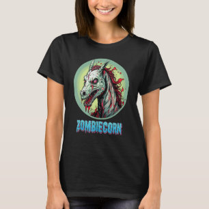 Zombiecorn Zombie Unicorn I Love Brainbows Punk Ha T-Shirt