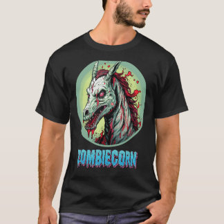 Zombiecorn Zombie Unicorn I Love Brainbows Punk Ha T-Shirt