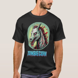 Zombiecorn Zombie Unicorn I Love Brainbows Punk Ha T-Shirt