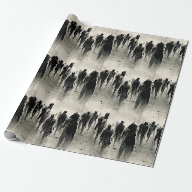 Zombiefied 2 Wrapping Paper (Unrolled)
