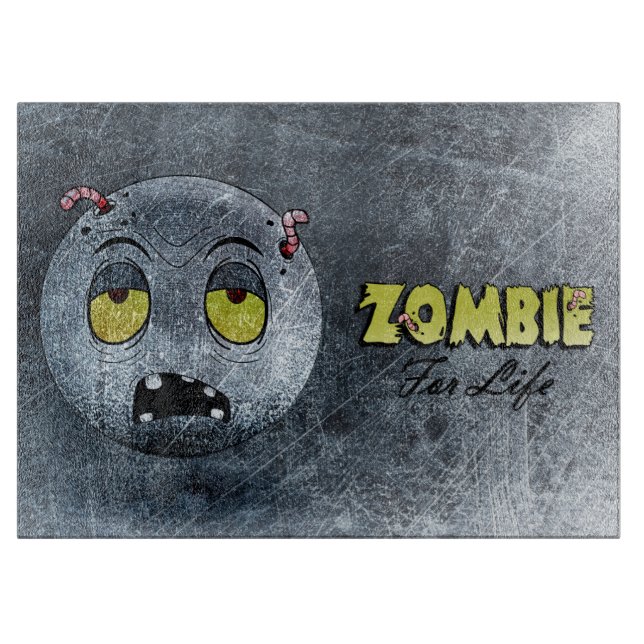 Zombiemoji Vintage Cutting Board (Front)
