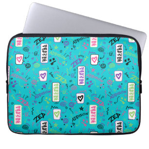 Zombies 2 80's Pattern Laptop Sleeve