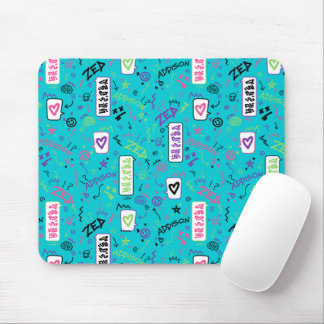 Zombies 2 | 80's Pattern Mouse Pad