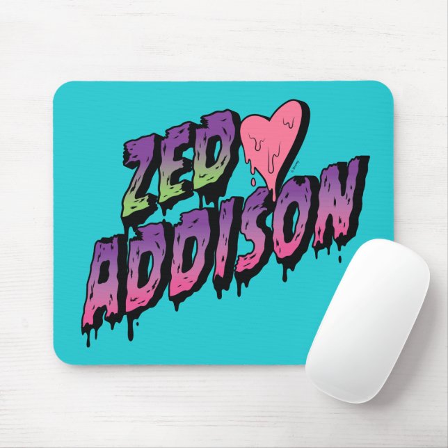Zombies 2 | Zed and Addison Text Mouse Pad (With Mouse)