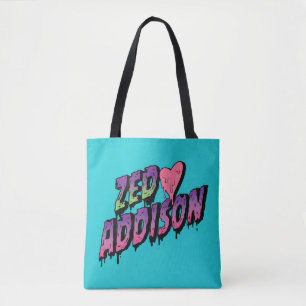 Zombies 2   Zed and Addison Text Tote Bag