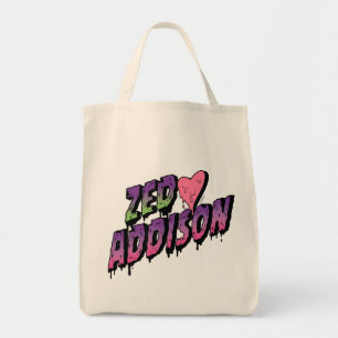 Zombies 2   Zed and Addison Text Tote Bag