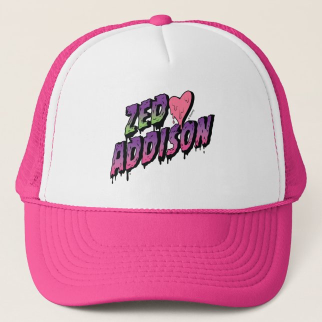 Zombies 2 | Zed and Addison Text Trucker Hat (Front)