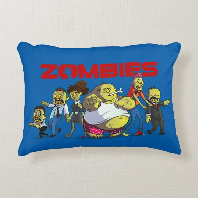Zombies Accent Pillow (Front)