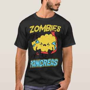 Zombies Ate My Pancreas Diabetes Awareness T-Shirt