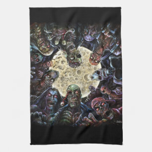 Zombies Attack (Zombie Horde) Kitchen Towel