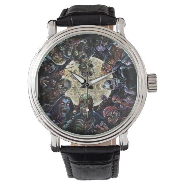 Zombies Attack (Zombie Horde) Watch (Front)