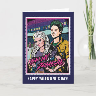 Zombies Be My Zombae Valentine Card