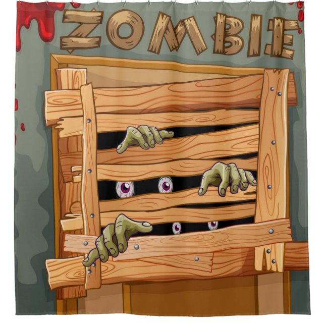 Zombies Behind The Wooden Door (Front)