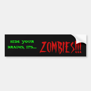 Zombies!! Bumper Sticker