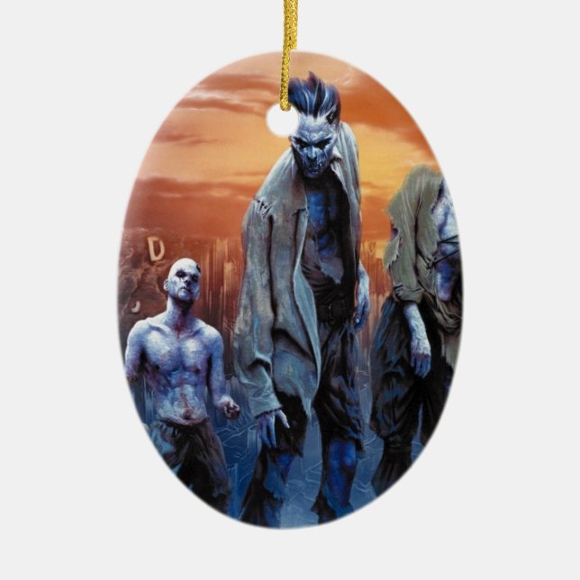 Zombies! Ceramic Ornament (Front)