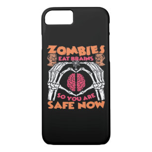 Zombies Eat Brains Classic Case-Mate iPhone Case